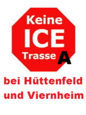 Aufkleber ICE Trasse neu Huett